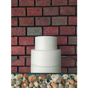 24X18 cm Strafor 2 Katlı Maket Pasta Köpüğü