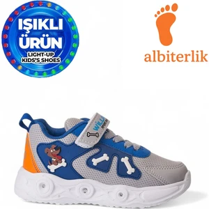 Çocuk Sevimli Dost Köpek Figürlü Işıklı Mevsimlik Kışlık Çocuk Okul Sneaker Spor Ayakkabı