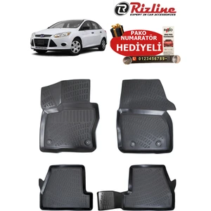 Ford Focus 2011-2014 Arası Havuzlu Paspas