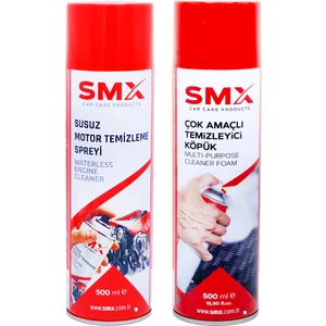 Susuz Motor Temizleme Spreyi 500 ml + Çok Amaçlı Temizleyici Köpük 500 ml