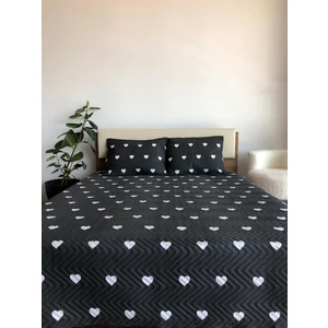 Kalpli Çift Kişilik 3 Parça Yatak Örtüsü Seti - 200X240 cm (Pvc Çantalı)