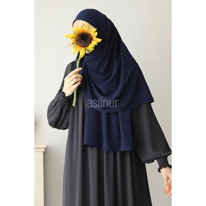 Elif Büyük Boy Şal 70X220 Lacivert