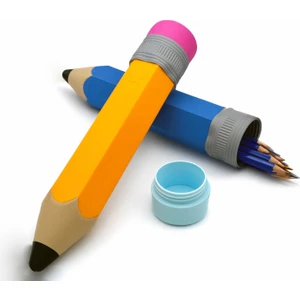 Flexilab Creative – 3D Baskı Kalem Şeklinde Kalem Kutusu | 28 Cm, Pla Sağlıklı Malzeme, Okul Kırtasiye