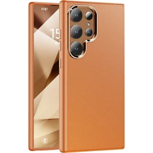 Galaxy S24 Ultra Uyumlu PC09 Elegance Deri Telefon Kılıfı – Premium Şık Tasarım, Darbe Koruması & Dayanıklı Kapak