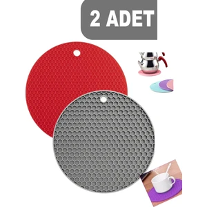 2li Petek Silikon Nihale Modern ve Şık Yanmaz Yapışmaz Karışık Renk