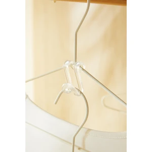 Ocean Home Textile 10'lu Şeffaf Akrilik Askı Kancası 4 x 2.5 x 0.38 cm