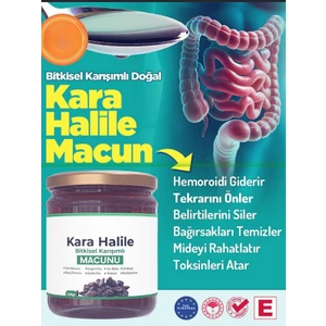 Doğal Kara Halile Bitkisel Karışımlı Macun 240 gr