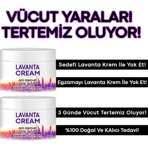 2 Adet Lavanta Cream Anti Blemish Lavanta Krem 100ML x 2ADET Ekonomik Paket