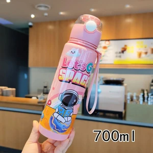 Astronot 700ML Su Matarası Su Şişesi Suluk Bpa Içermez Suluk (Sticker Hediyeli)