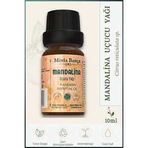 Minia Bahçe Mandalina Uçucu Yağı , %100 Saf, 10ML