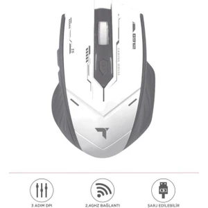 Tm-20 Çift Modlu Kablosuz Oyuncu Mouse Fare