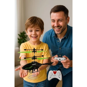 Kumandalı Helikopter Oyuncak Eğitici ve Eğlenceli Uçuş Deneyimi 3 Yaş ve Üzeri İçin