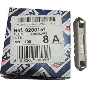 0200151 Taş Sigorta 8 Amper Beyaz