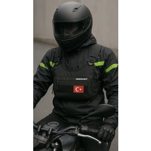 Unisex Motosiklet Göğüs Çantası – Reflektör Baskılı, Premium Kalite, Yelek Tipi, Geniş Hacimli, Günlük & Spor Kullanım motorcu çantası 