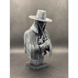 V For Vendetta Büst Figürü 14 cm