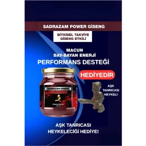 Sadrazam Unisex Ginseng Etkili Macun 240 Gr- Erkek Kadın Enerji ve Performans Testeron Des