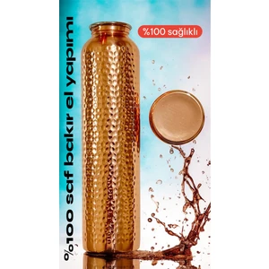 Saf Bakır Suluk Matara Bakır Su Şişesi Bakır Termos Bakır Surahı