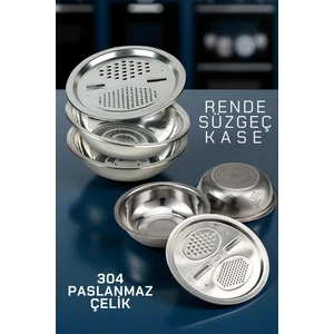 Inox Rende Kase Süzgeç Seti - Multifix 3 In 1 722050