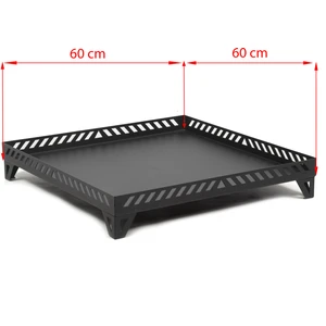 Şömine Altlığı 60X60 cm Kalın Şaç Şömine Soba Altlığı