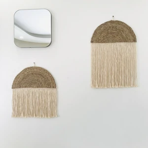 2'li Set Makrome Duvar Süsü