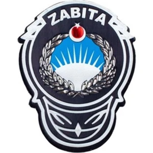 Çukurova Ütü Zabıta Gögüs Arması 3D Plastik, ZABITA Yeni Tip, Cırtlı, Standart Ölçü,