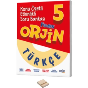 Fenomen Yayıncılık 5. Sınıf Orjin Türkçe Konu Özetli Soru Bankası + Telefon Standı