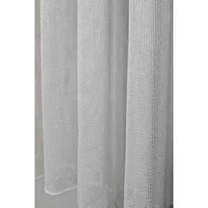 Velara Pırıltılı Tül Perde – Modern Salon, Beyaz, Ultra Dökümlü 1x3 Sık Pile