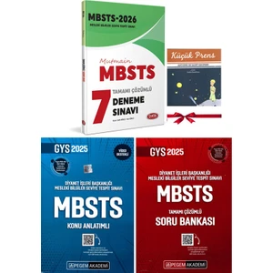 Data Yayınları 2026- 2025 Pegem MBSTS Konu Anlatımı – Soru Bankası - Deneme Sınavı Seti
