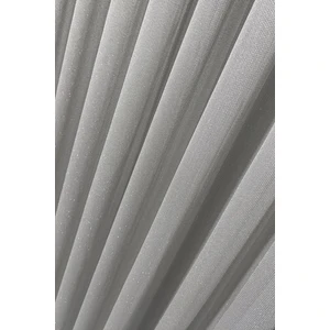 Velara Pırıltılı Tül Perde – Modern Salon, Gri, Ultra Dökümlü 1x3 Sık Pile