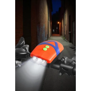 Led'li Bisiklet Kornası Ön Far Bisiklet Scooter Feneri Kornası Bisiklet Scooter Işığı Kornası Ledi