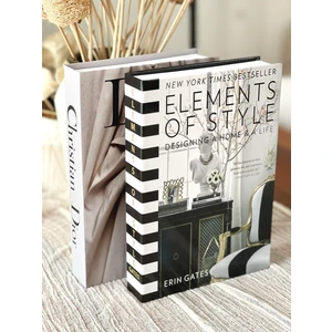 Dekoratif Kitap Kutu 2'li Set (D/el)