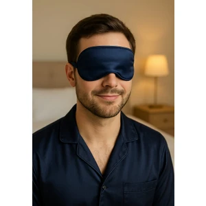 Mpy Global Uyku Bandı  göz  Bandı Ipek Saten Yoga Bandı Toka Hediyeli