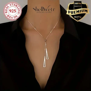 Elaria Sallantılı 925 Ayar Gümüş Kolye,  Kadın Gümüş Kolye , Sallantılı Gümüş Kolye