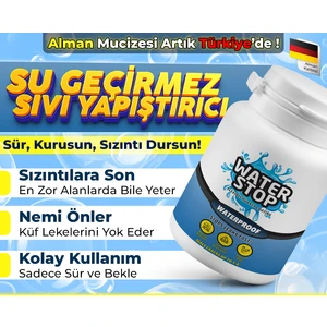 Şeffaf Su Geçirmez Sıvı Yapıştırıcı - Sızıntı Önleyici
