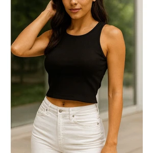 Fitilli Crop Kadın Askılı Atlet