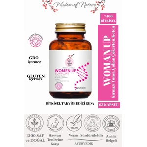 Hikona Heka Woman Up ( Kırmızı Yonca, Çoban Çökerten, Keten ) Gıda Takviyesi Bitkisel Tablet