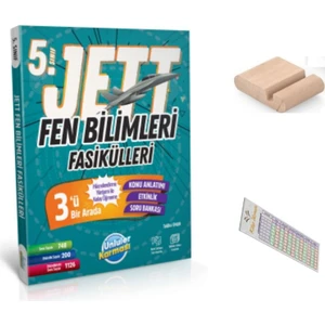 5. Sınıf Jet Fen Bilimleri Fasikülleri 2025-2026 + Telefon Tutucu + Çözüm Ayracı