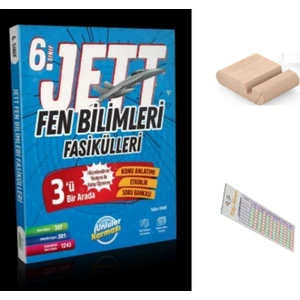 6. Sınıf Jet Fen Bilimleri Fasikülleri Yeni 2026 + Telefon Tutucu + Çözüm Ayracı