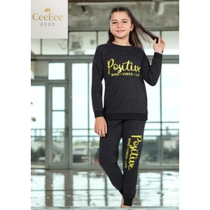 Kız Çocuk Desenli Pijama Takımı