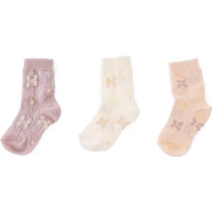 Hellobaby Kız Bebek 3lü Soket Çorap