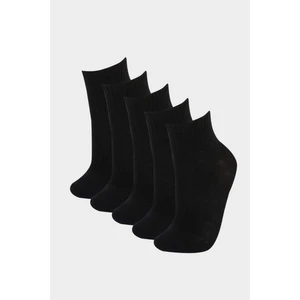 Erkek Çocuk 5'li Pamuklu Uzun Çorap C3657A8NS