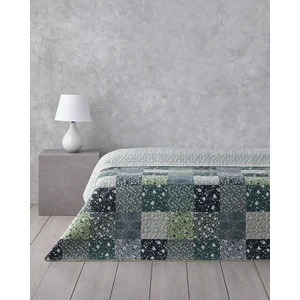 English Home Flower Patch Çift Kişilik Çok Amaçlı Örtü 200 x 220 cm Yeşil