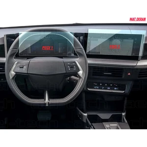 Opel Yeni Frontera 2025 Uyumlu Hayalet Gösterge ve Multimedya Uyumlu Set Mat Ekran Koruyucu