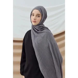 Aya Serisi Şal - Koyu Gri