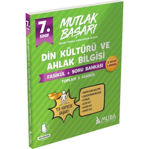 Muba Yayınları Mb 7.sınıf Din Kültürü Fasikül Soru Bankası