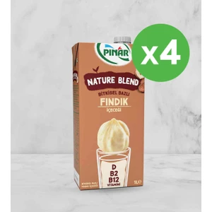 Nature Blend Bitkisel Bazlı Fındık Içeceği 1 L Vegan Laktozsuz x 4 Adet