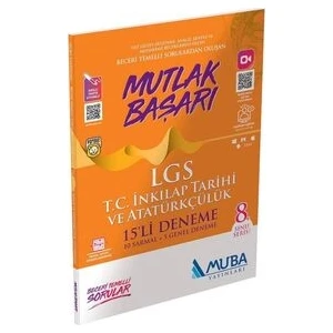 Muba Yayınları MB LGS T.C. Inkılap Tarihi ve Atatürkçülük 15LI Deneme