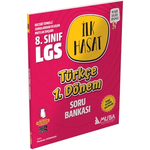Muba Yayınları 8. Sınıf LGS Türkçe 1. Dönem İlk Hasat Soru Bankası