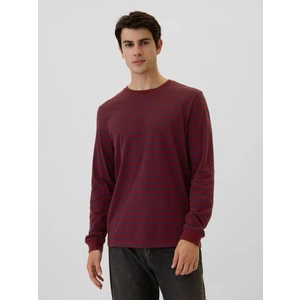Erkek Kırmızı Everyday Soft Çizgili T-Shirt