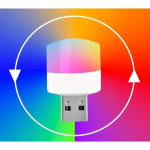 USB Mini Rgb LED Lamba – Rgb Otomatik Renk Döngüsüyle USB Gece Lambası